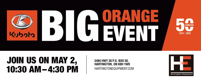 SAVE BIG DURING KUBOTA'S BIG ORANGE EVENT SALE - Join us on May 3, 2024
